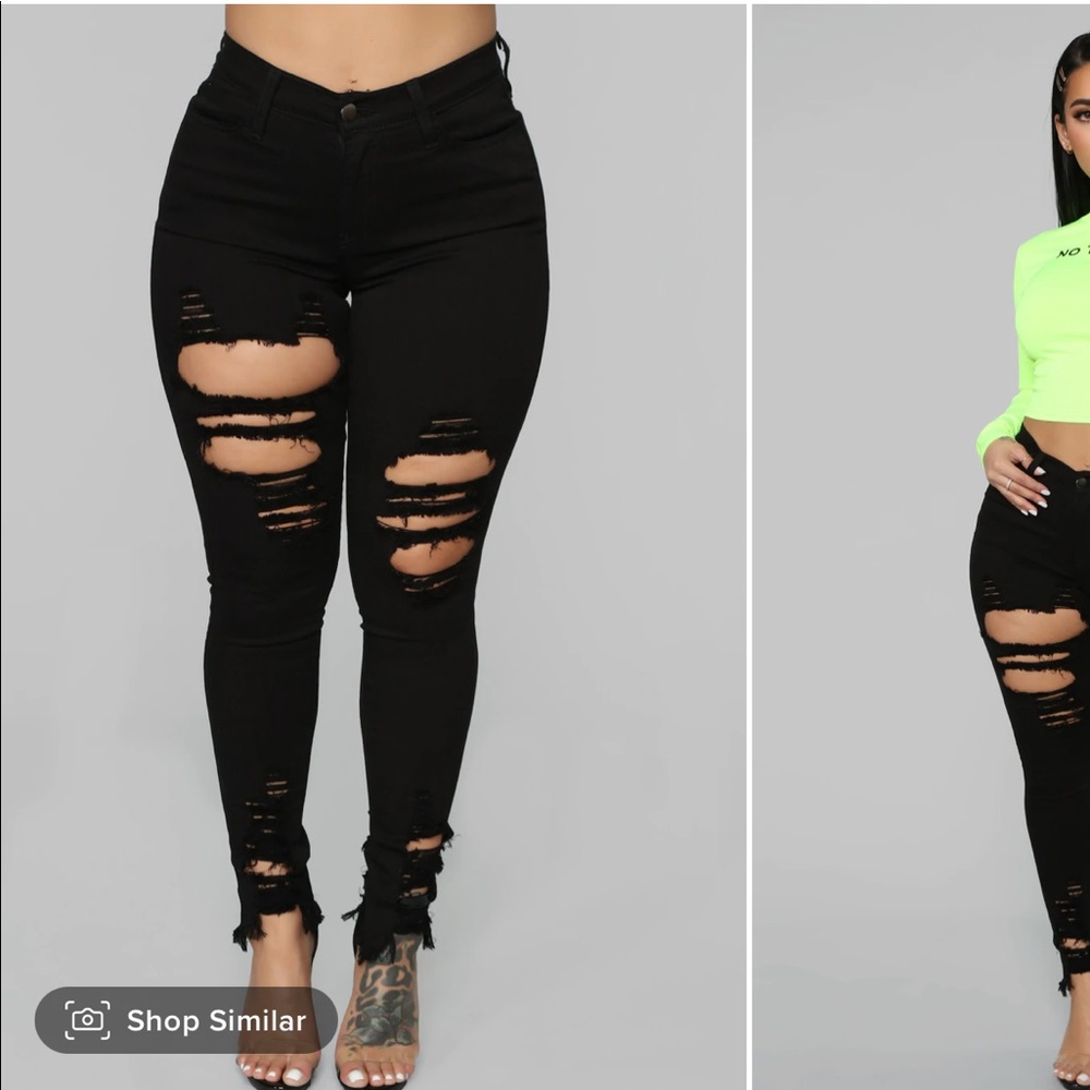 Fashion nova jeans/ PLT Jeans / Shein Jeans